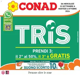 Anteprima dell'opuscolo Conad volantino Casalmaggiore dal negozio Conad valido da 23/09/2026