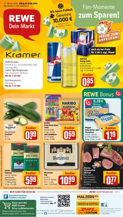 Vorschau von dem Prospekt des Geschäftes Rewe, gültig ab dem 29.06.2026