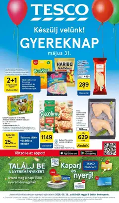 Tesco - Tesco akciós újság megtekintése, amely érvényes 2026.05.28.-től