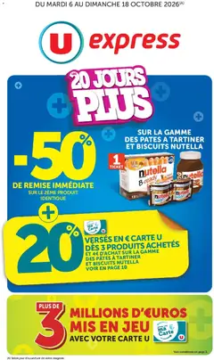 Prévisualisation de U Express catalogue du magasin U Express formulaire valide 06/10/2026