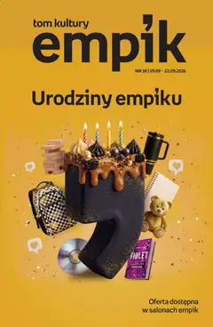 Pogląd gazetki "Empik promocje" ze sklepu Empik ważnej od 09.09.2026