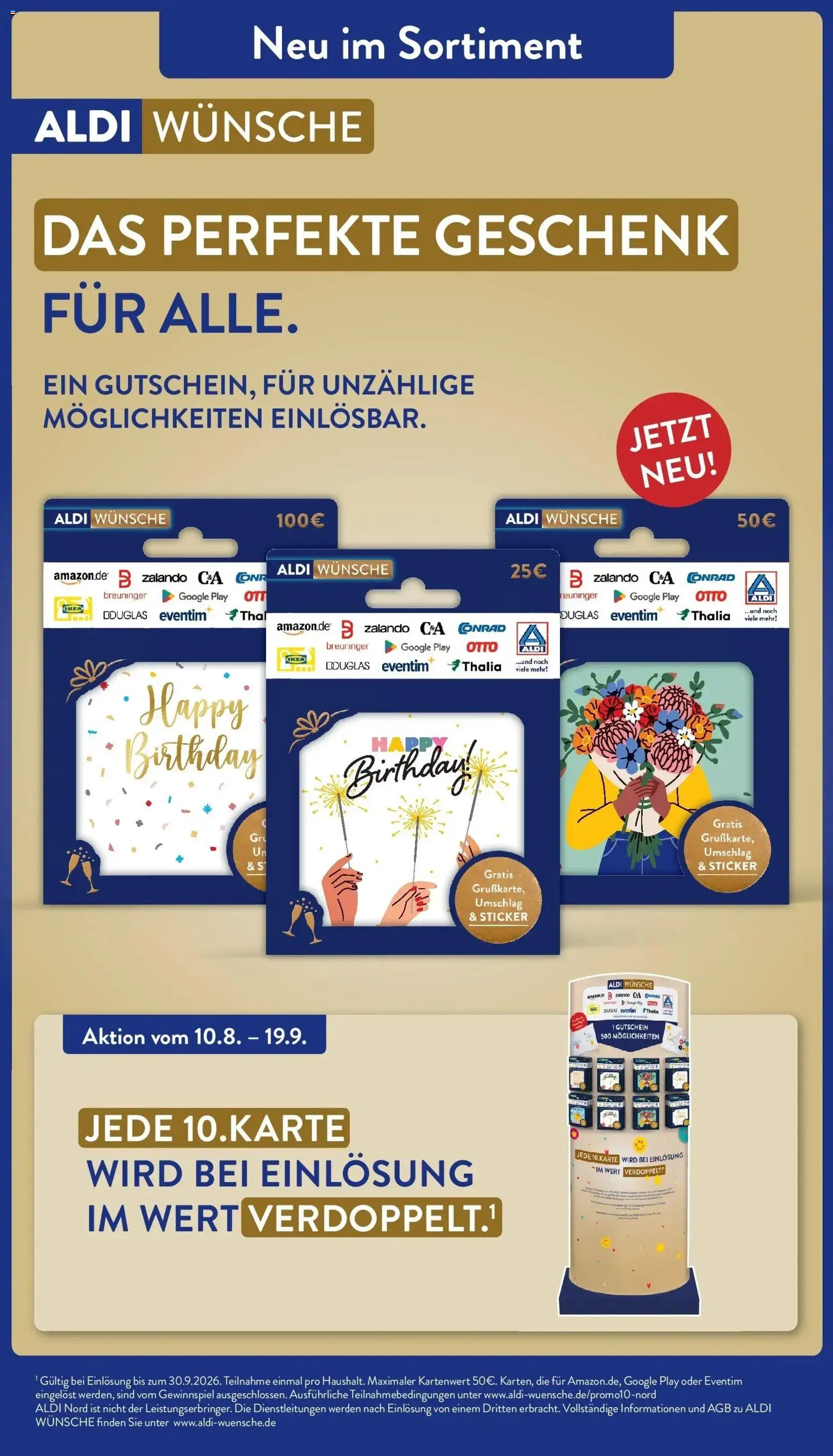 Vorschau von dem Prospekt des Geschäftes Aldi, gültig ab dem 07.09.2026