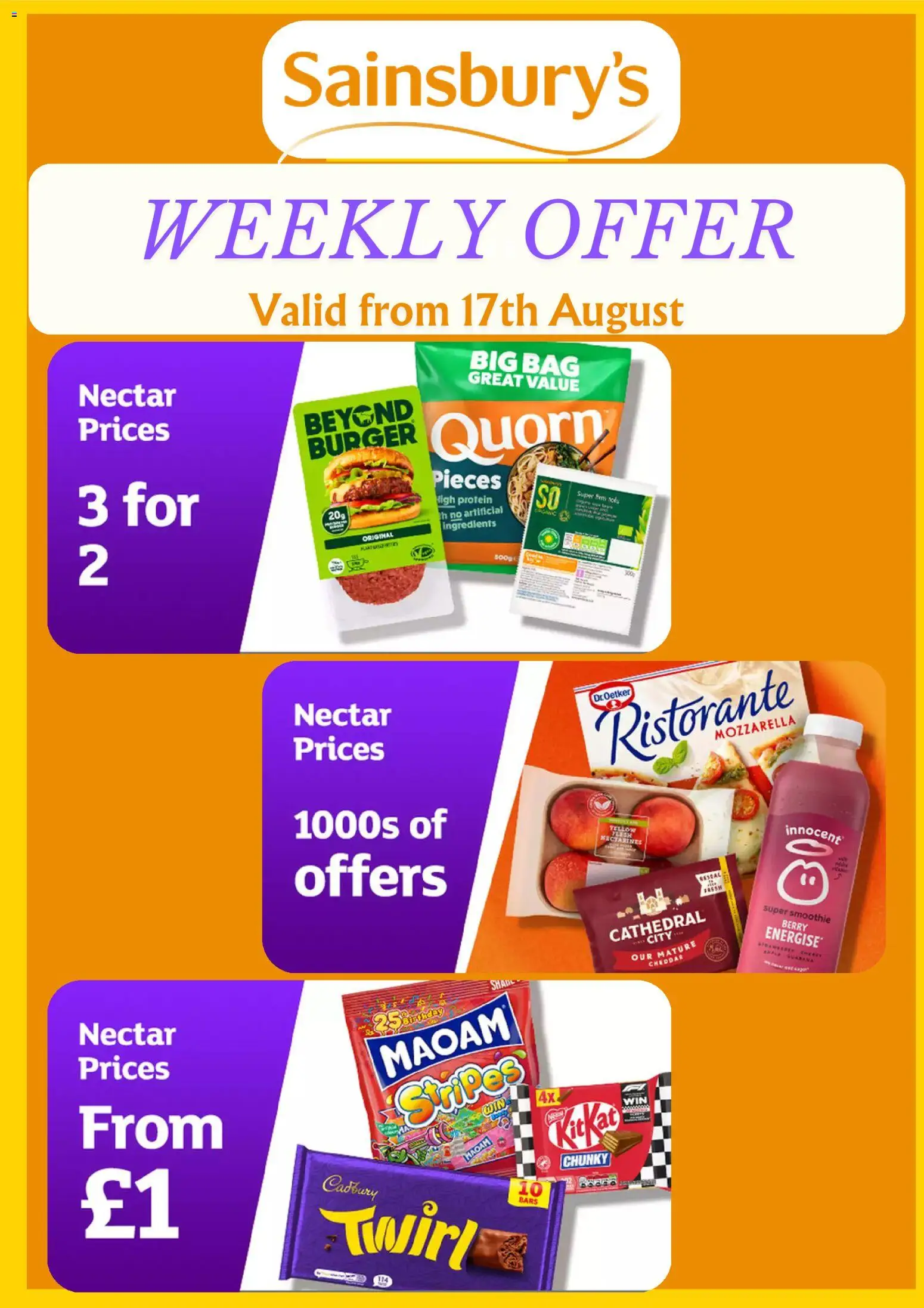 Preview of Sainsbury's Sainsbury's - Offers valid from 18/08/2026