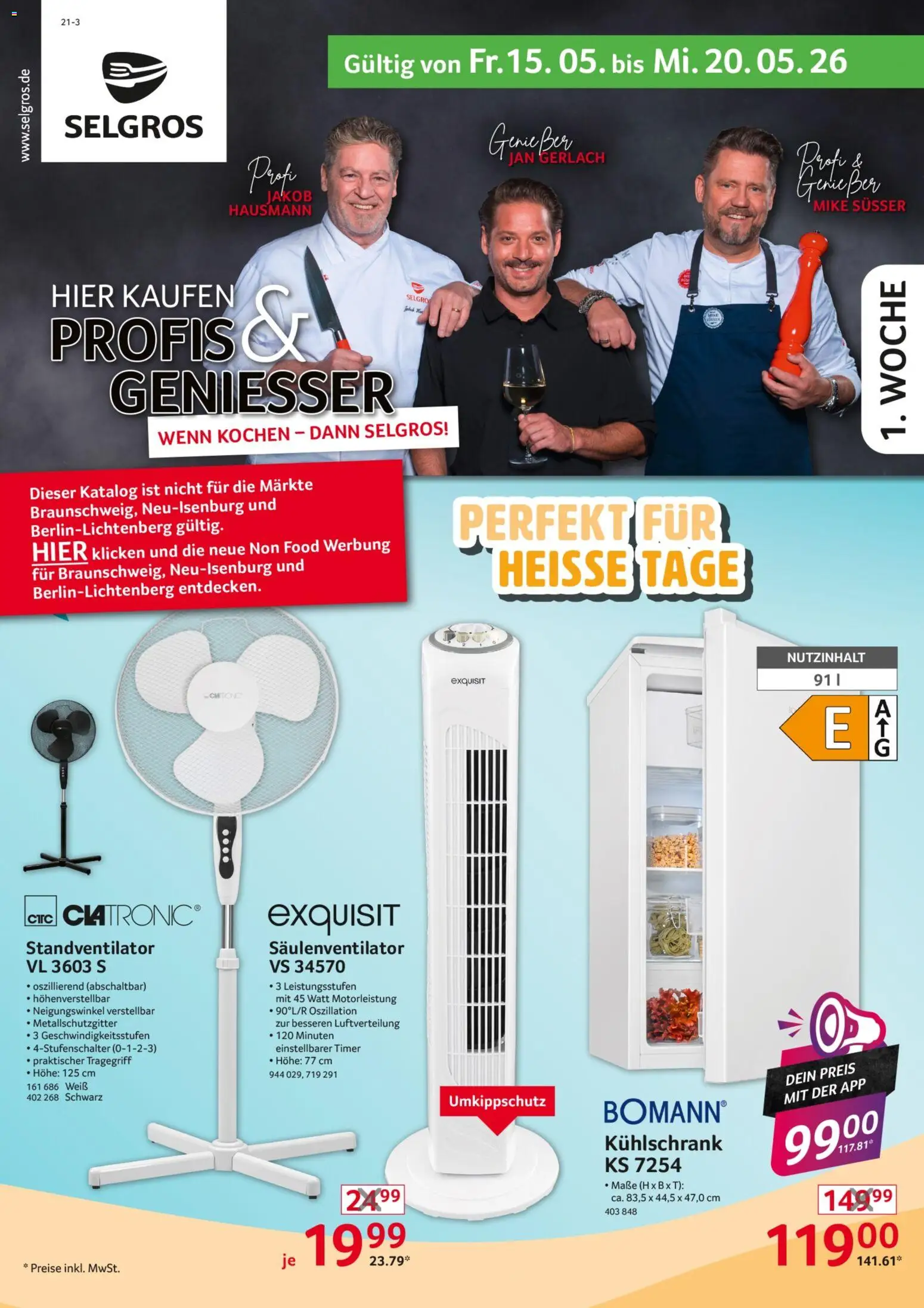 Vorschau von dem Prospekt des Geschäftes Selgros, gültig ab dem 15.05.2026