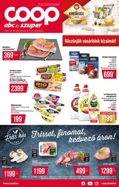 COOP - COOP akciós újság megtekintése, amely érvényes 2026.10.29.-től