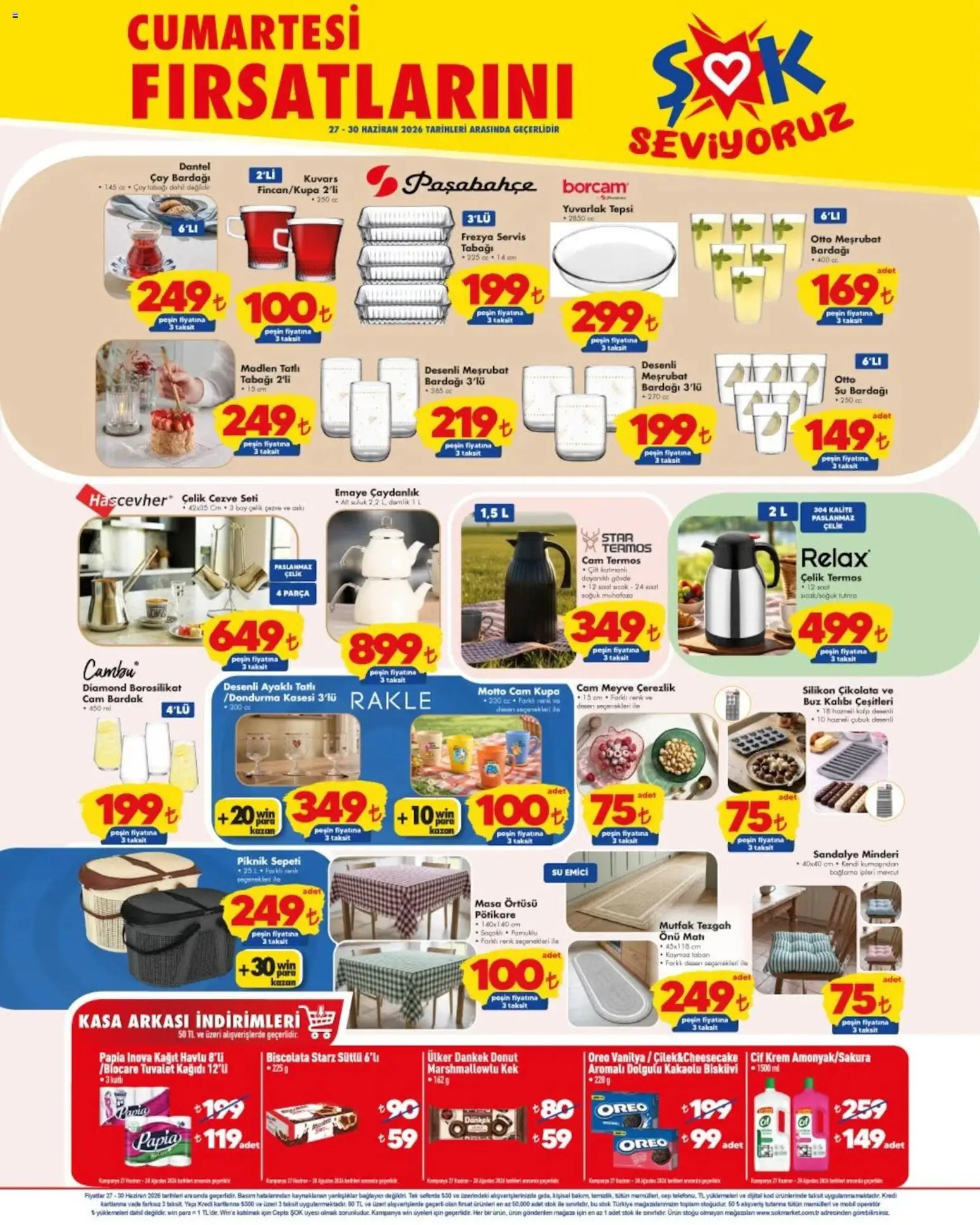 Şok Market Şok Market - Hafta sonu fırsatları 27.06.2026 - Broşürünün önizlemesi