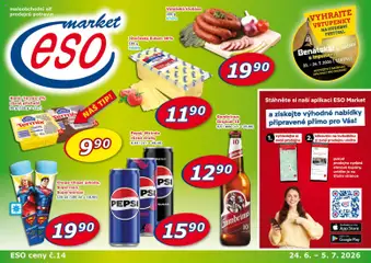 Náhled nabídky: Eso market Eso market leták platný od 24.06.2026