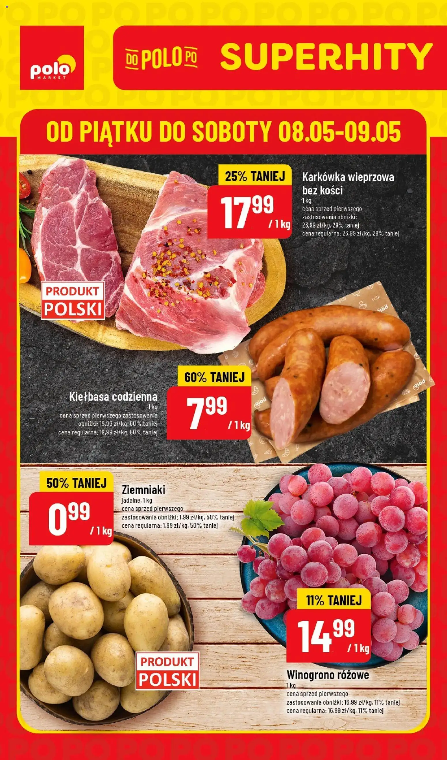 Pogląd gazetki "Do soboty 09.05 w POLOmarket!" ze sklepu POLOmarket ważnej od 07.05.2026
