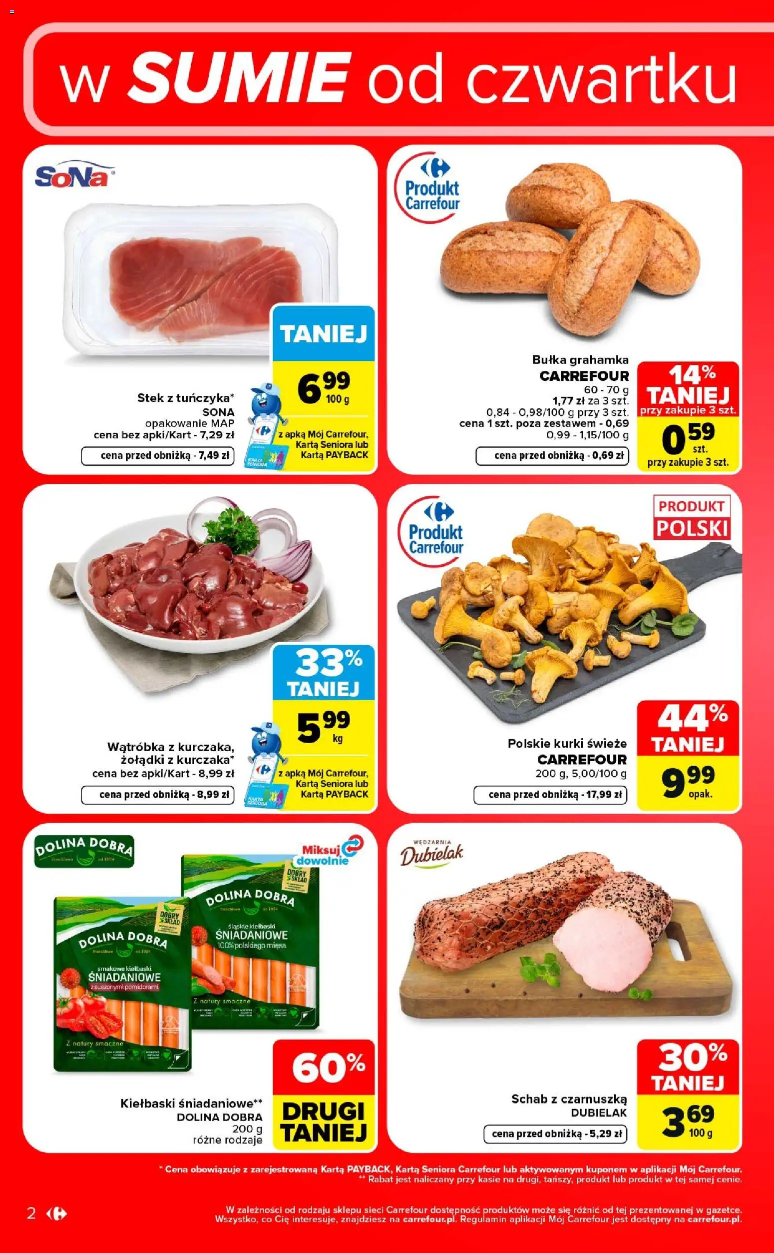 Pogląd gazetki "Carrefour gazetka - Weekend okazji" ze sklepu Carrefour ważnej od 10.09.2026