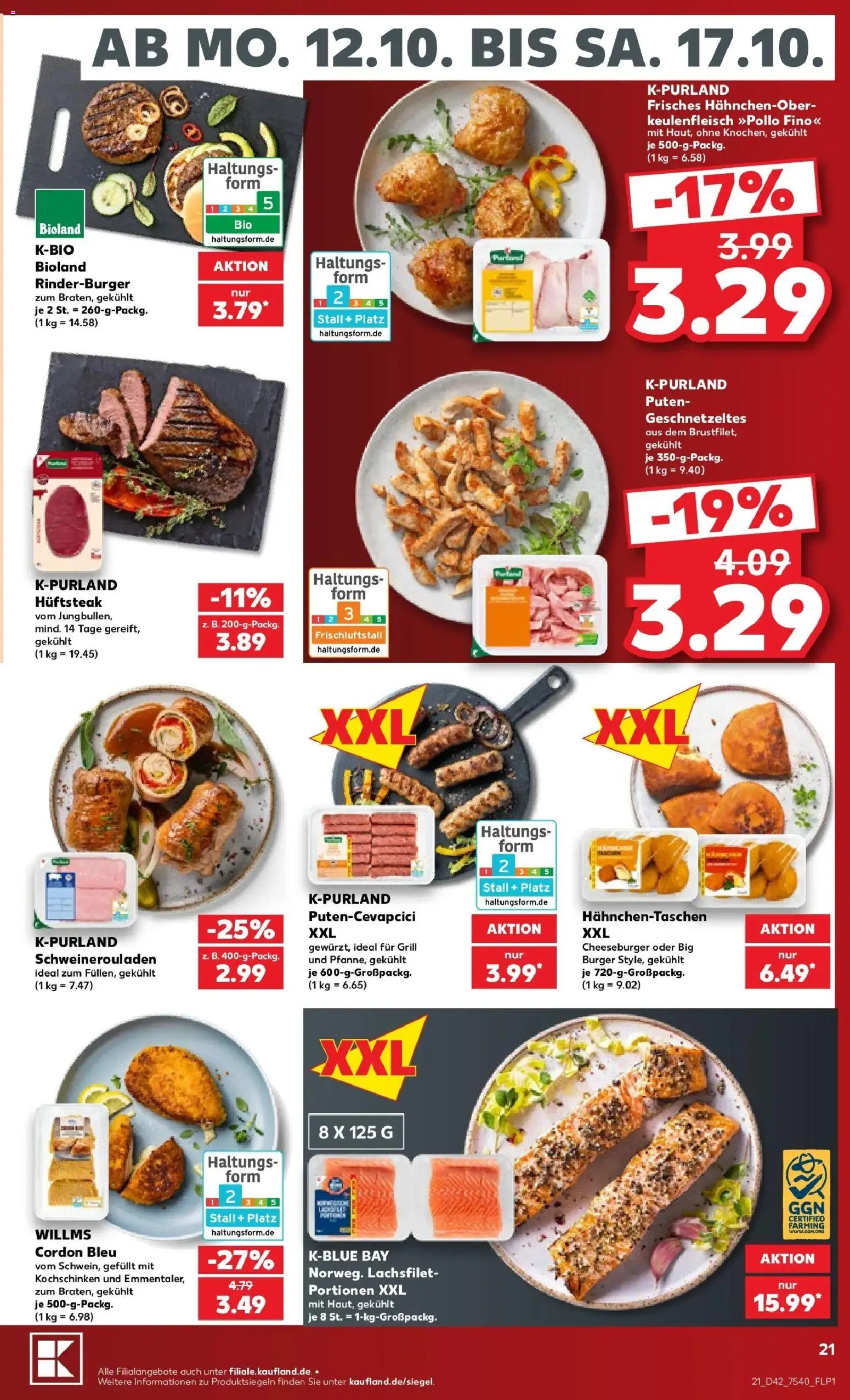 Vorschau von dem Prospekt des Geschäftes Kaufland, gültig ab dem 12.10.2026 - Burger, Grill