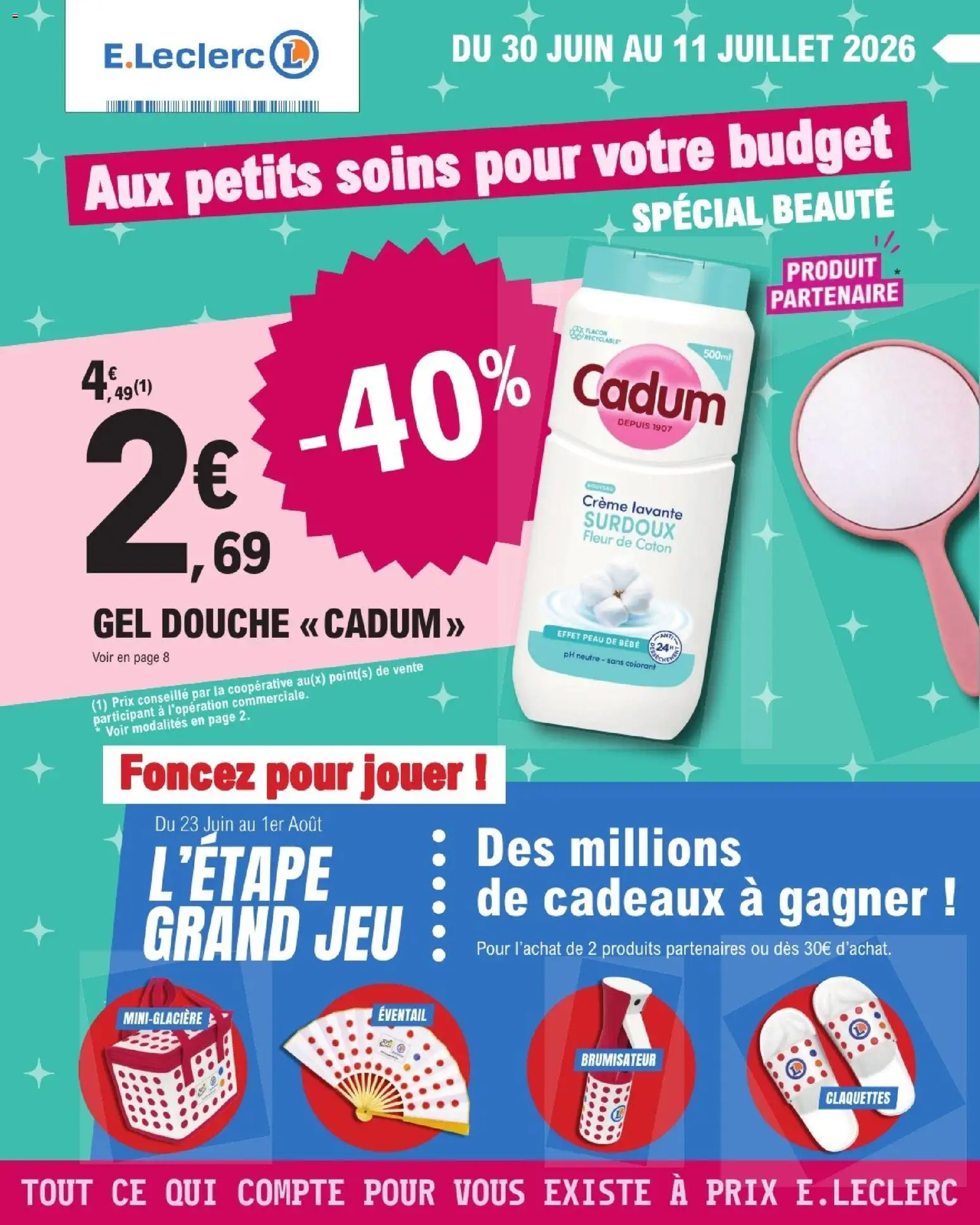 Prévisualisation de E.Leclerc catalogue du magasin E.Leclerc formulaire valide 30/06/2026