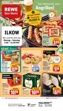 Vorschau von dem Prospekt des Geschäftes Rewe, gültig ab dem 21.06.2026