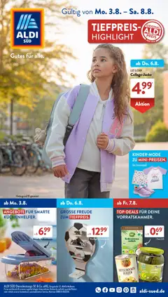 Vorschau von dem Prospekt des Geschäftes Aldi Süd, gültig ab dem 03.08.2026