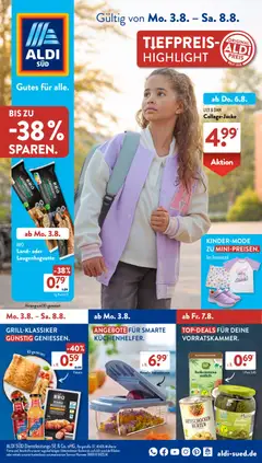 Vorschau von dem Prospekt des Geschäftes Aldi Süd, gültig ab dem 03.08.2026