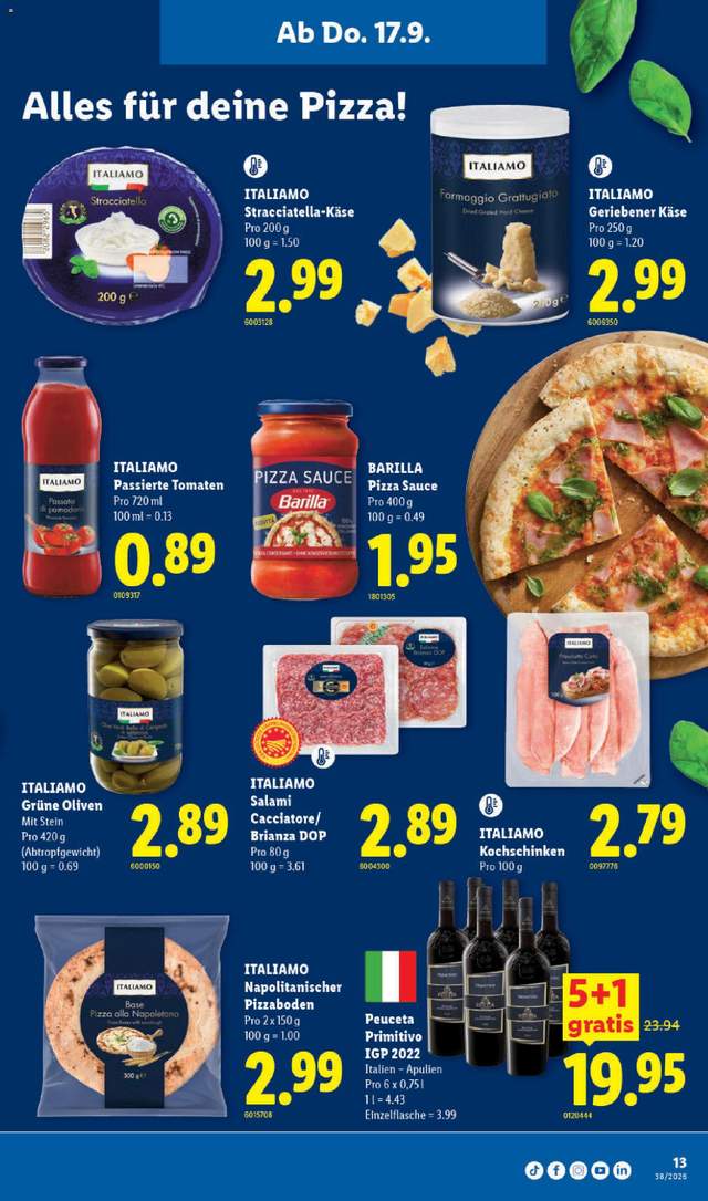 Neue Lidl Aktionen ab 17.09.