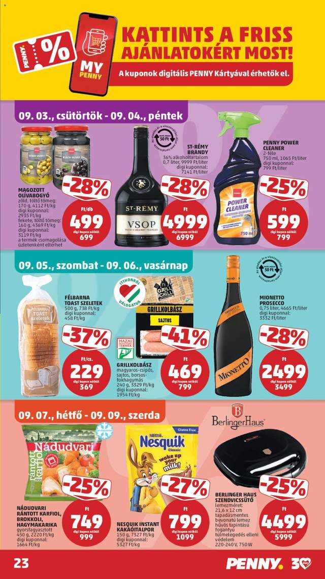 Új Penny akciós újság 09.03.