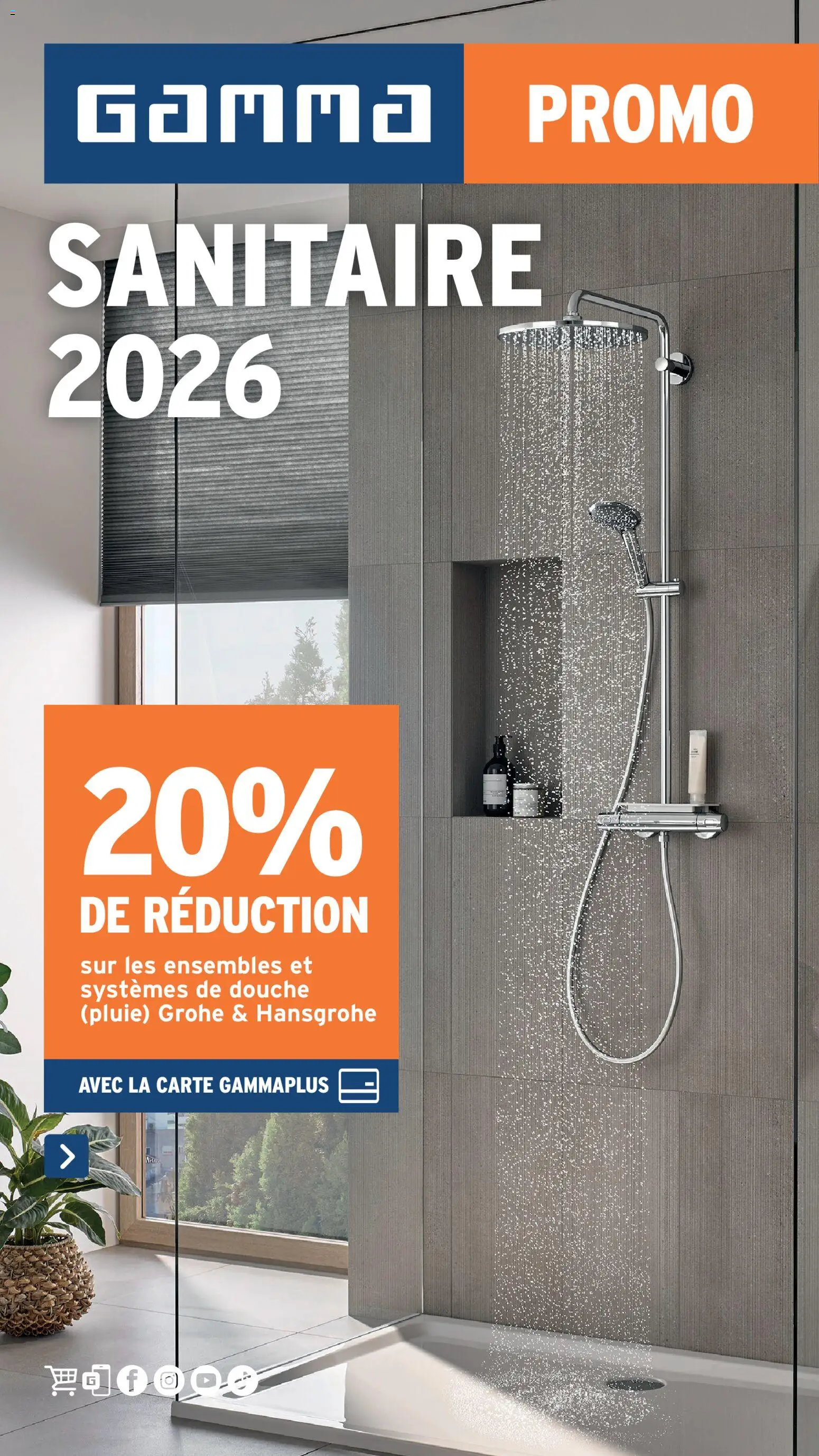 Voorbeeld van GAMMA Special Sanitaires van winkel GAMMA geldig vanaf 07/10/2026 - La, Douche