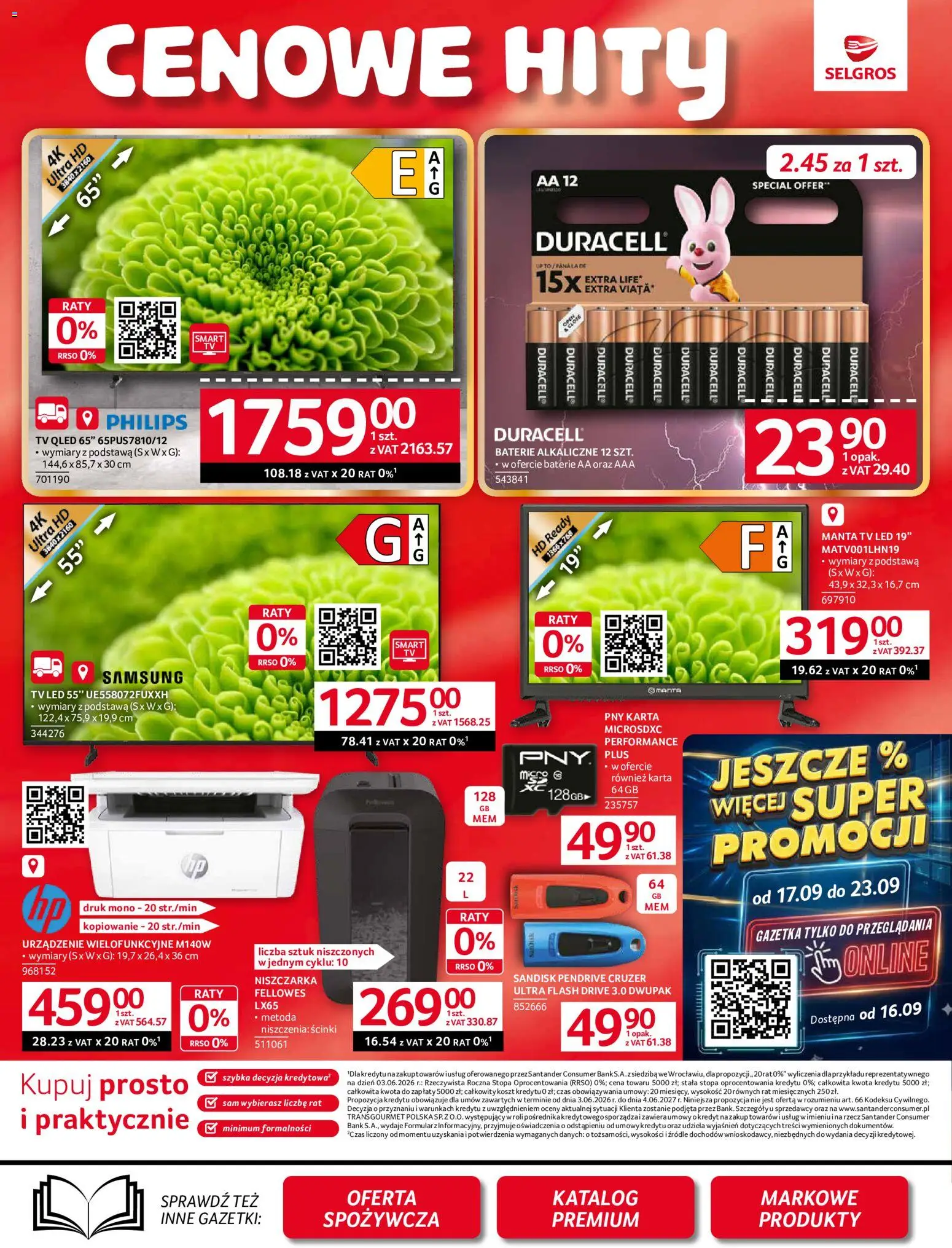 Pogląd gazetki "Selgros cash&carry gazetka - Oferta przemysłowa" ze sklepu Selgros cash&carry ważnej od 10.09.2026