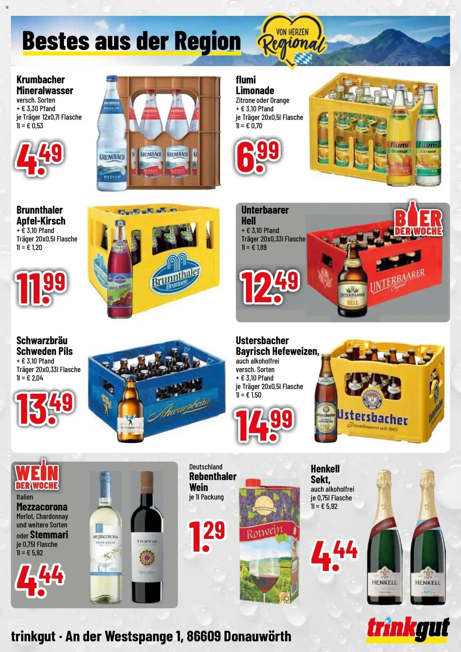 Vorschau von dem Prospekt des Geschäftes Trinkgut, gültig ab dem 19.10.2026