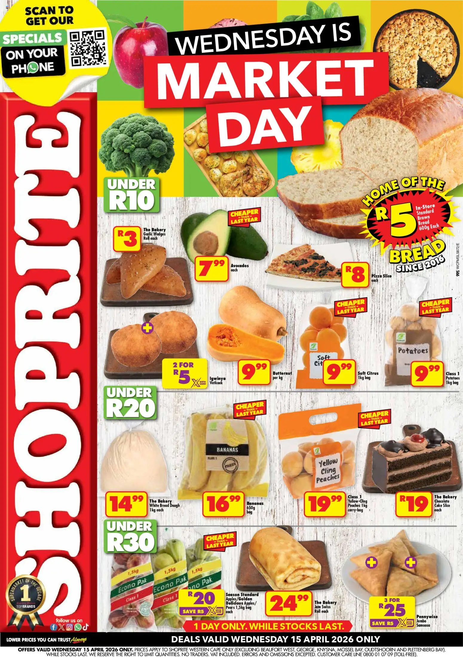 Shoprite - Western Cape - Market Day Deals 15/04 - 15/04/2026