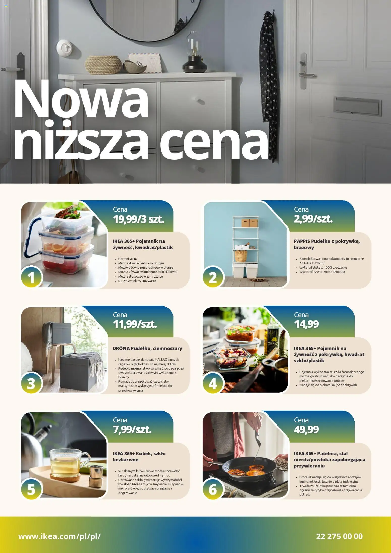 Pogląd gazetki "IKEA promocje" ze sklepu IKEA ważnej od 01.10.2026 - Płyta indukcyjna, Herbata, Żywność, Pojemnik na żywność, Pudełko