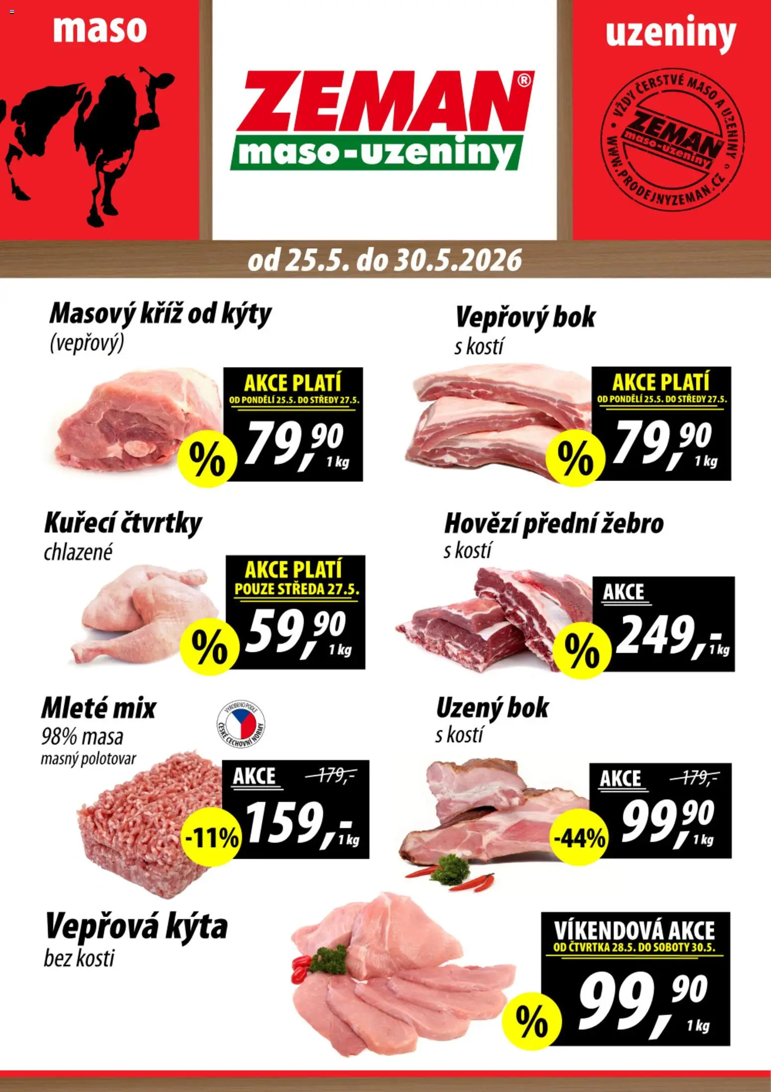 Náhled nabídky: Prodejny Zeman Prodejny Zeman leták platný od 25.05.2026