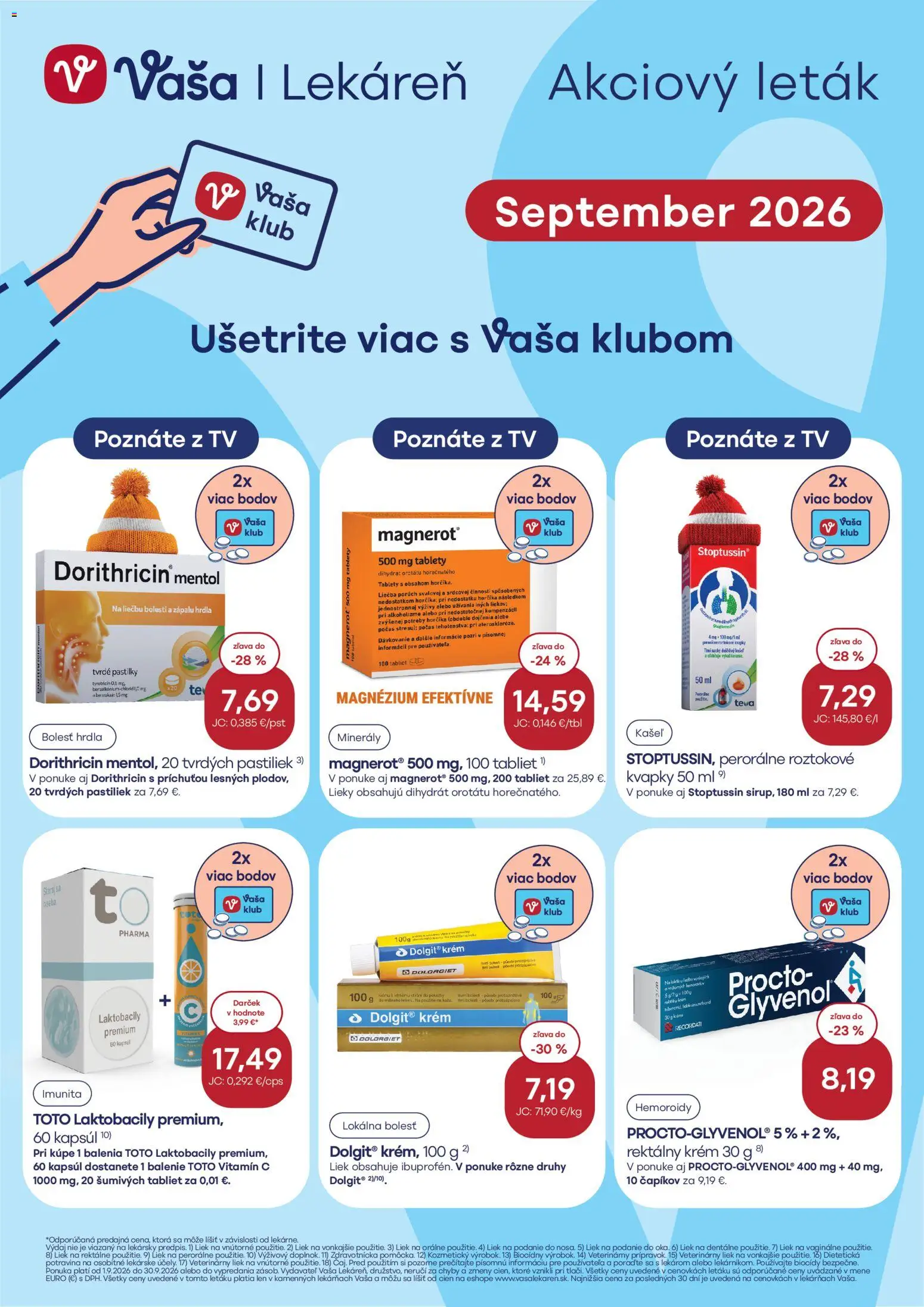 Náhľad Vaša lekáreň letáku platného od 01.09.2026