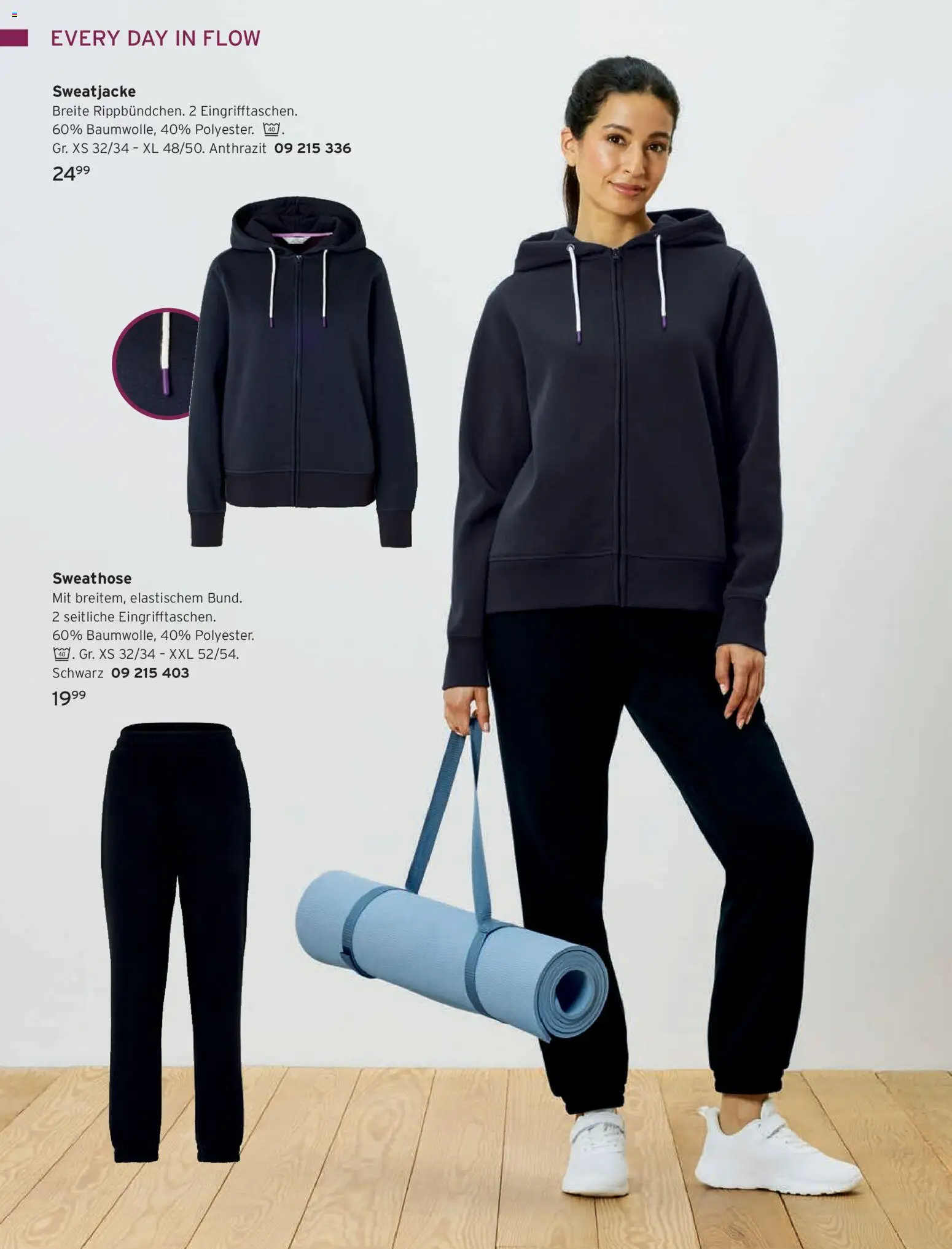 Vorschau von dem Prospekt des Geschäftes Tchibo, gültig ab dem 01.09.2026 - Sweatjacke, Sweathose