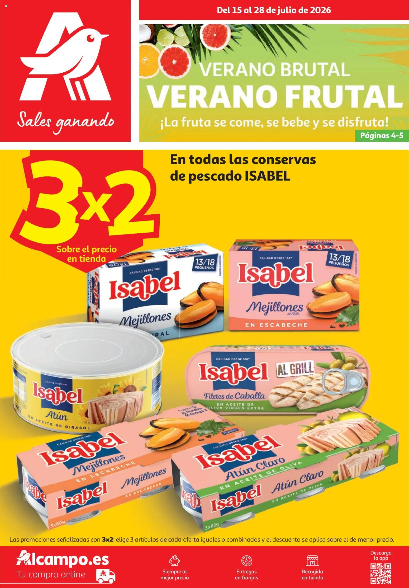 Vista previa del folleto de la tienda Alcampo válido desde el 15/07/2026 