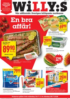 Förhandsgranska reklamblad Willys erbjudanden från butik Willys gäller från 20/07/2026