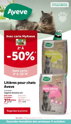 Prévisualisation de Aveve Publicité du magasin Aveve formulaire valide 23/09/2026