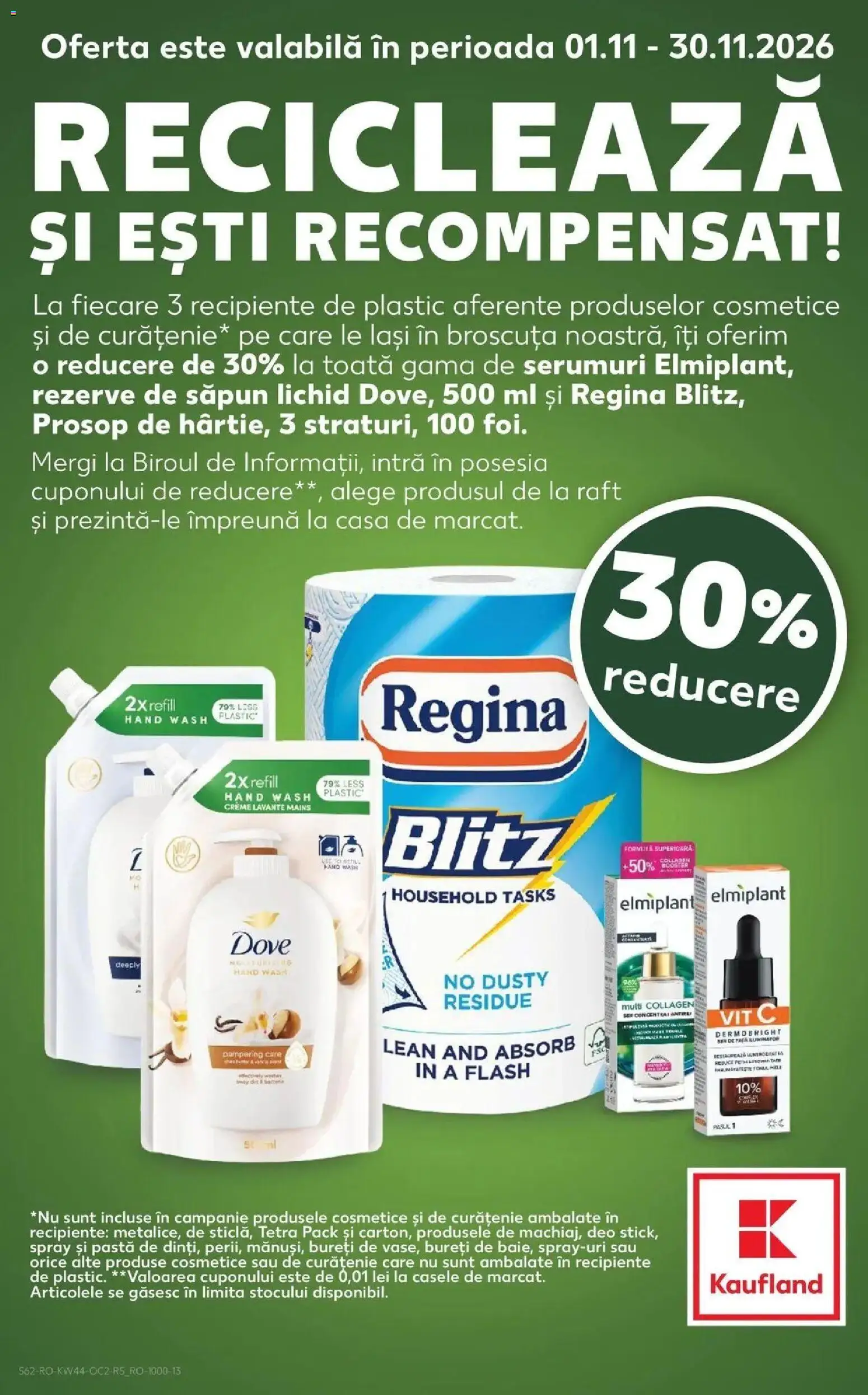 Previzualizarea de cataloage: Kaufland Kaufland Constanța valabil de la 28.10.2026 - Raft, Regina, Săpun lichid, Săpun, Recipiente