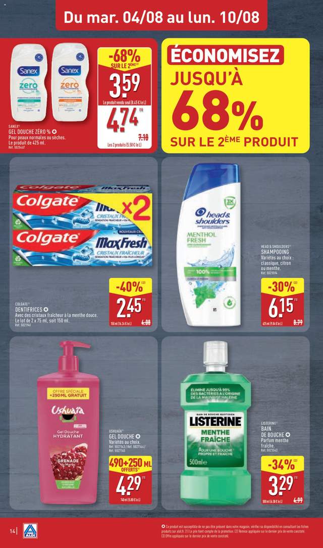Nouveau catalogue Aldi à partir du 04/08