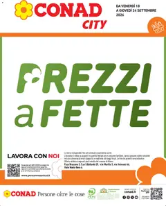 Anteprima dell'opuscolo Conad volantino City Lombardia dal negozio Conad valido da 18/09/2026