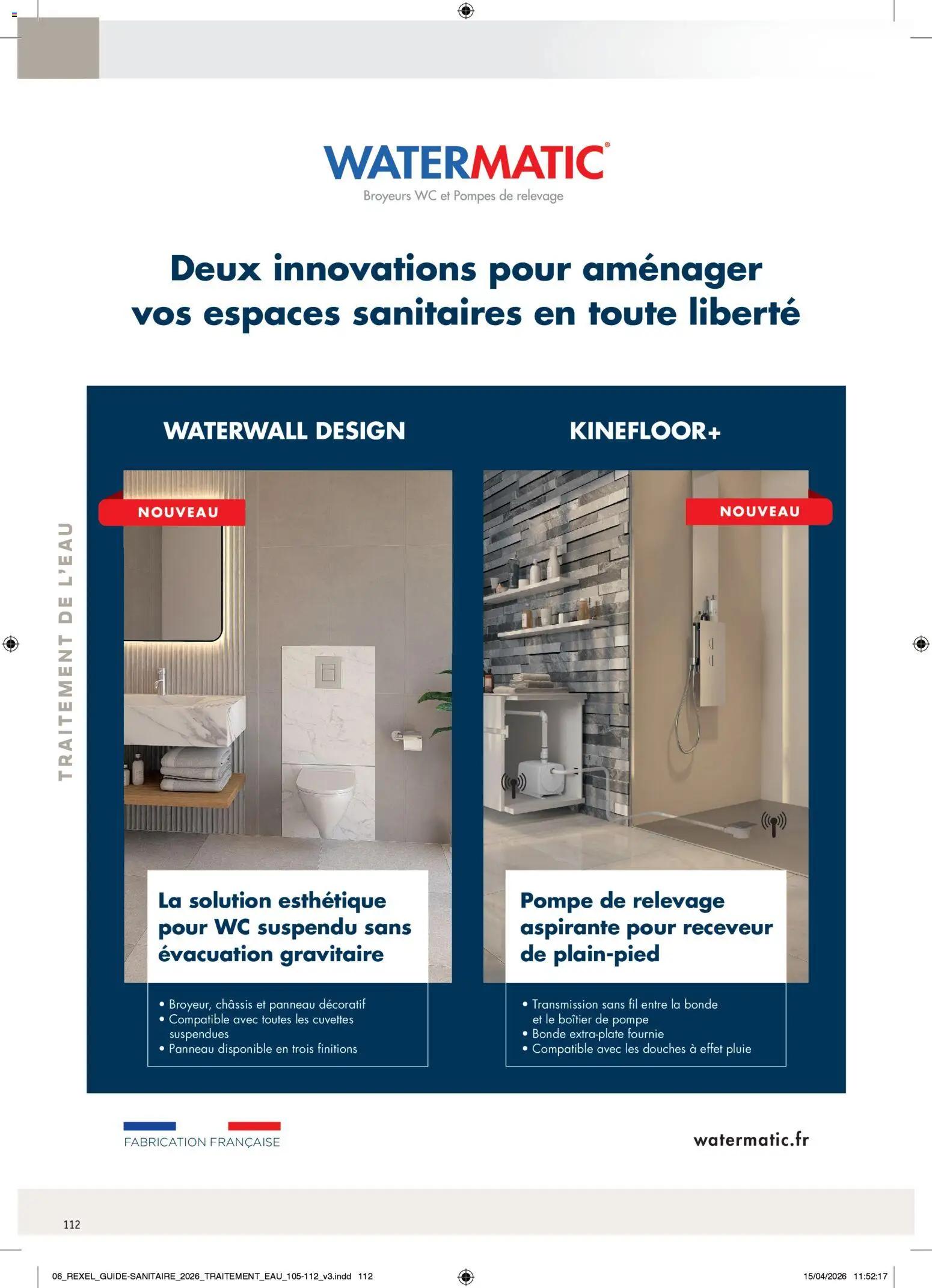Prévisualisation de Rexel - Brochure Sanitaire du magasin Rexel formulaire valide 20/04/2026 - Panneau décoratif