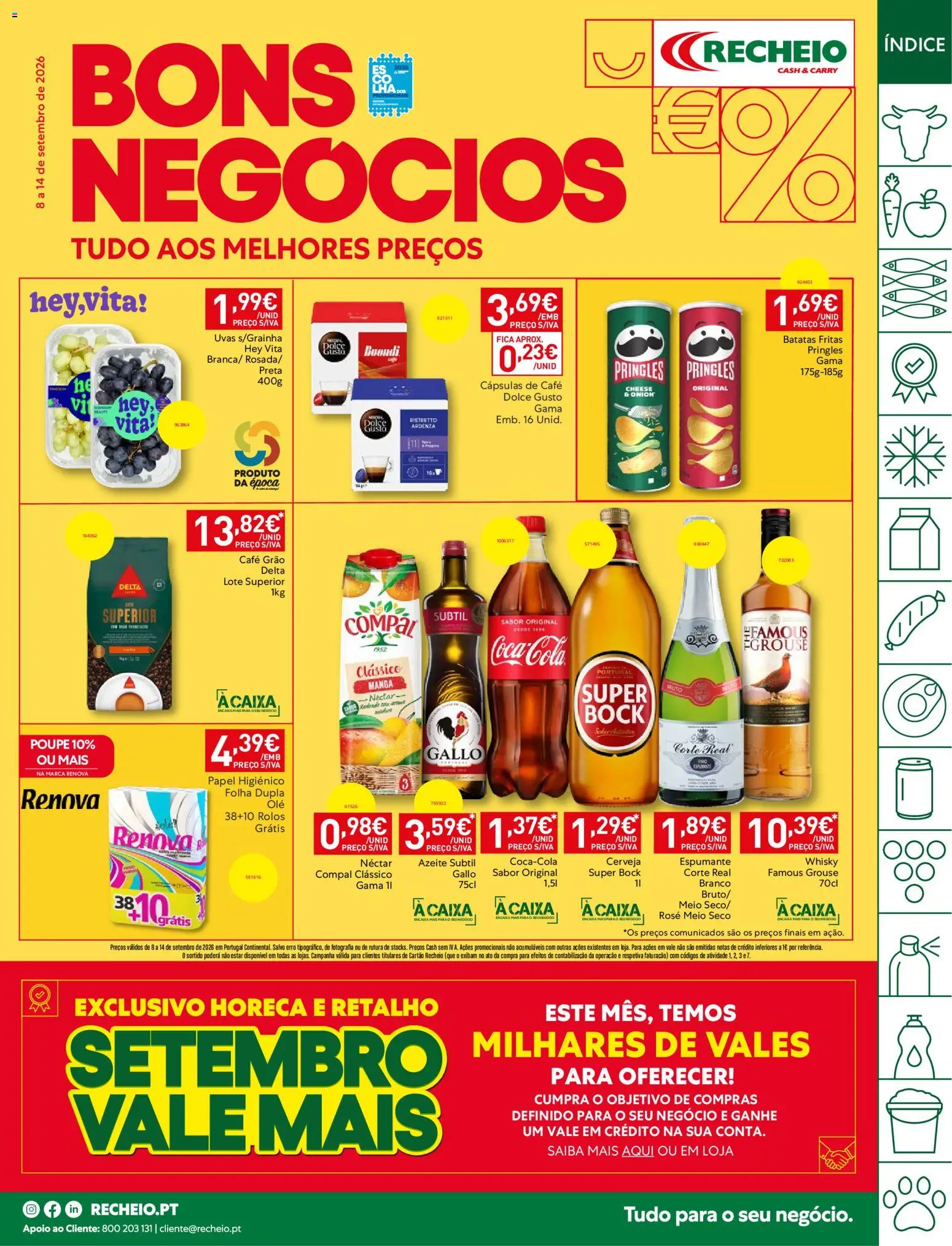 Pré-visualização do folheto da loja Recheio válida a partir de 08/09/2026