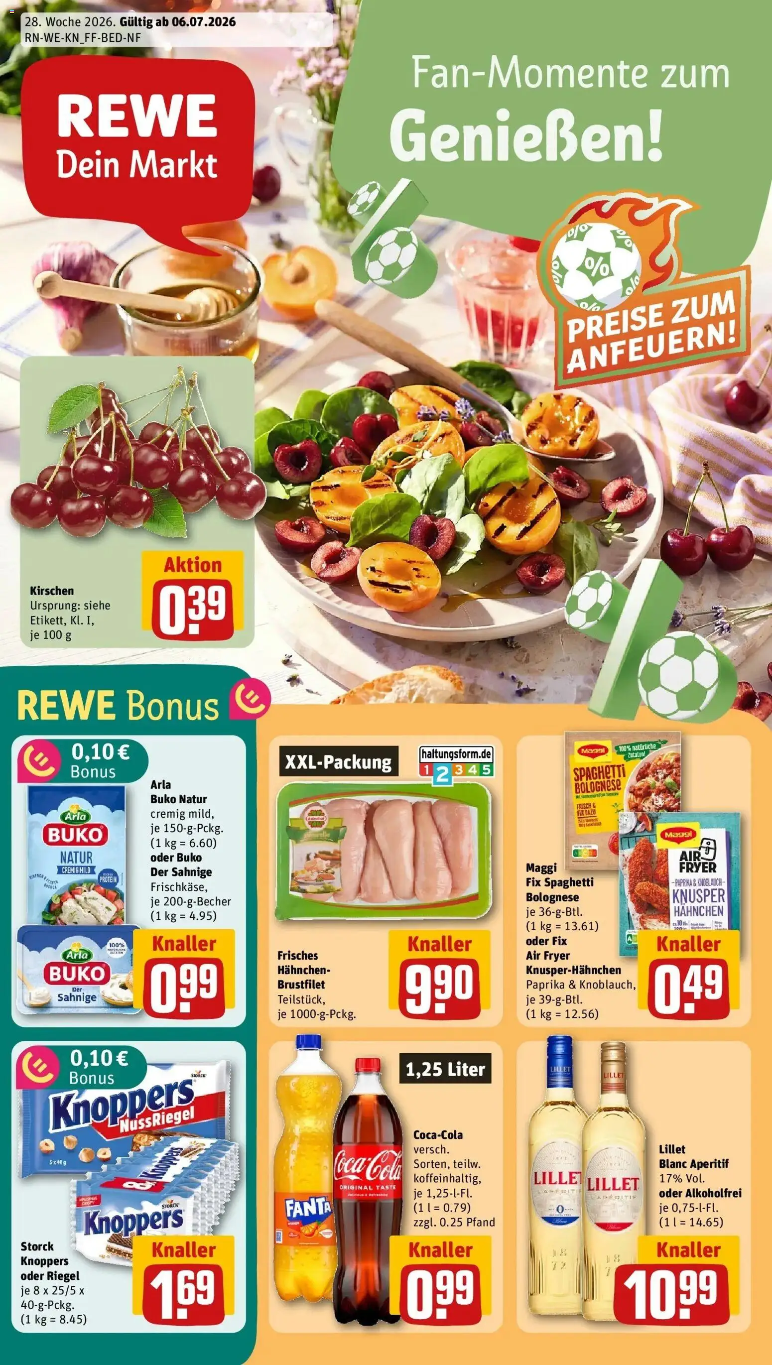 Vorschau von dem Prospekt des Geschäftes Rewe, gültig ab dem 05.07.2026
