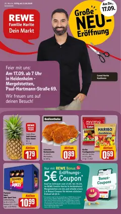 Vorschau von dem Prospekt des Geschäftes Rewe, gültig ab dem 14.09.2026