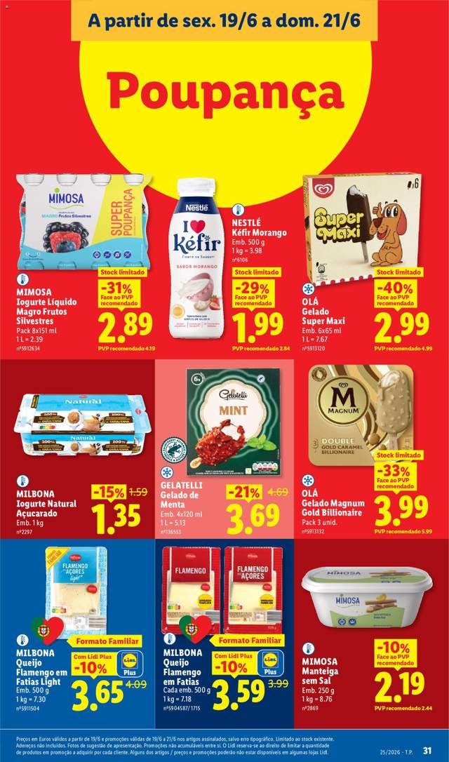 Novo folheto Lidl a partir de 15/06