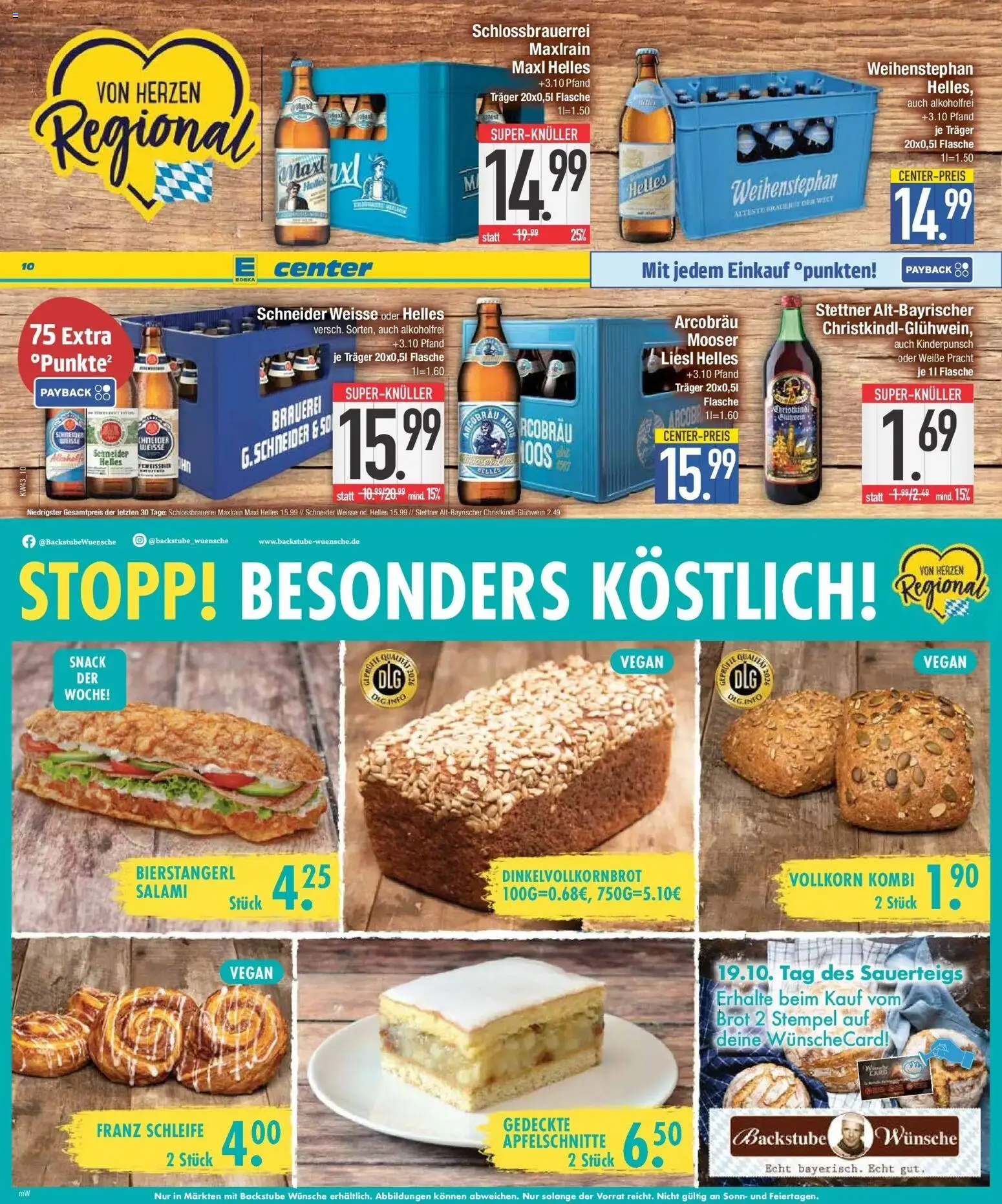Vorschau von dem Prospekt des Geschäftes E center, gültig ab dem 19.10.2026