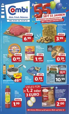 Vorschau von dem Prospekt des Geschäftes Combi, gültig ab dem 21.09.2026