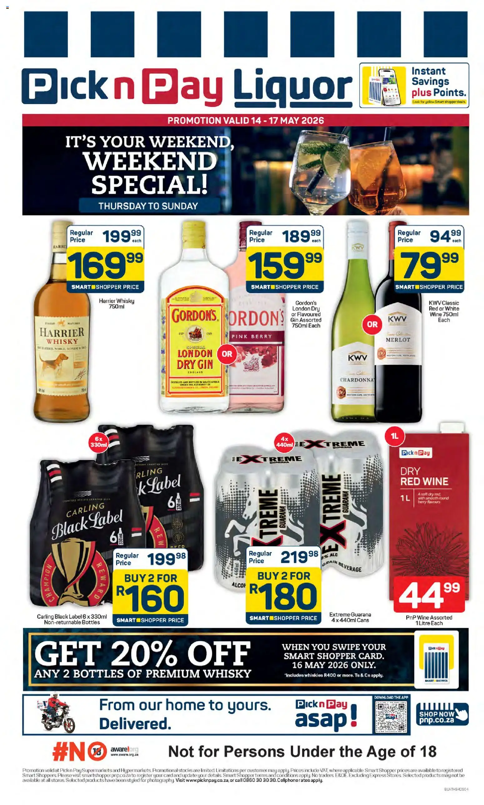 Preview of Pick n Pay flyer valid from 14/05/2026