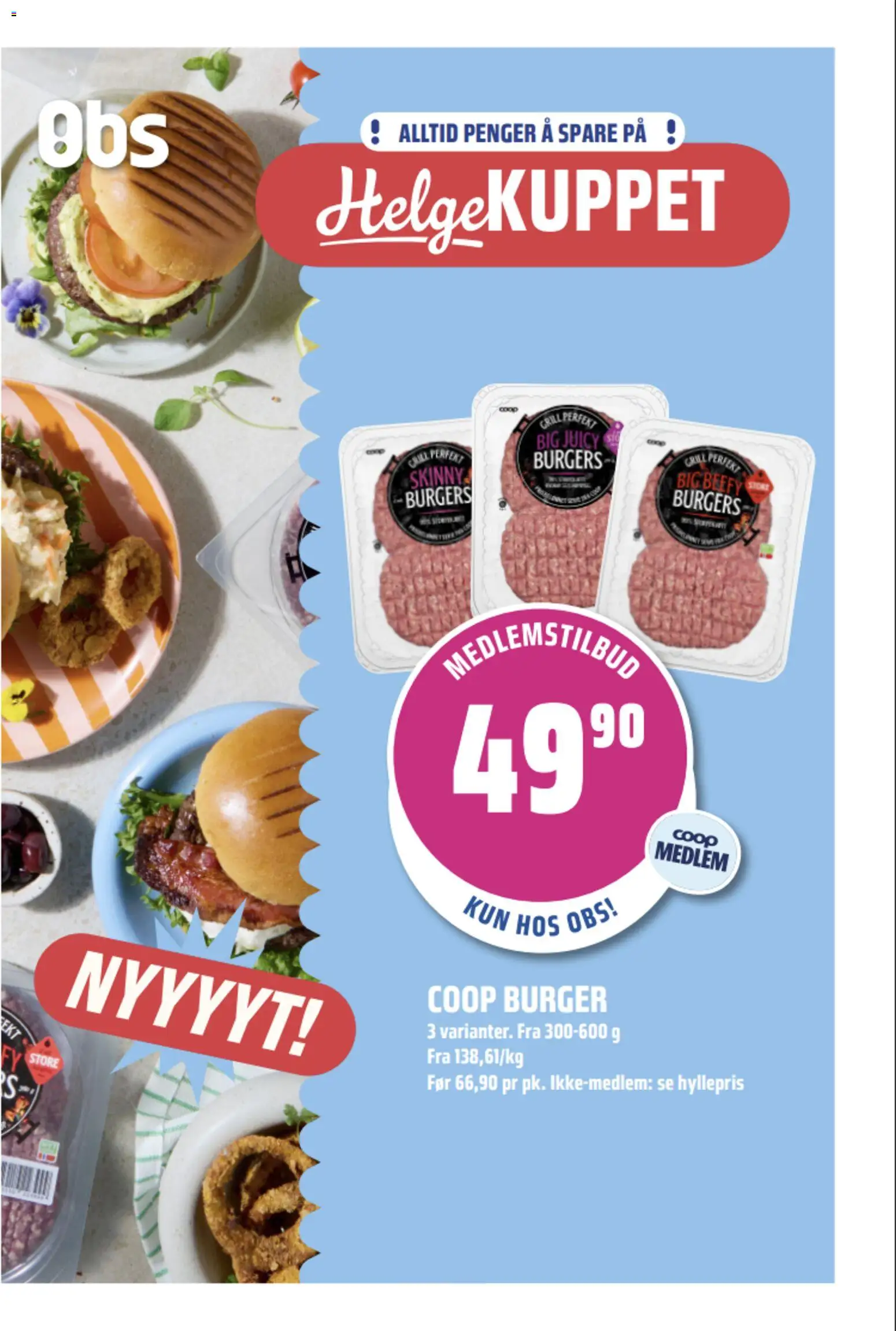 Forhåndsvis Coop Obs kundeavis Helgemat Kuppet fra butikk Coop Obs gyldig fra 08/10/2026