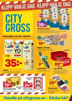 Förhandsgranska reklamblad City Gross erbjudanden från butik City Gross gäller från 10/08/2026