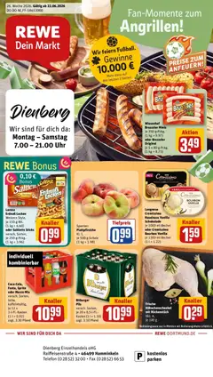 Vorschau von dem Prospekt des Geschäftes Rewe, gültig ab dem 21.06.2026