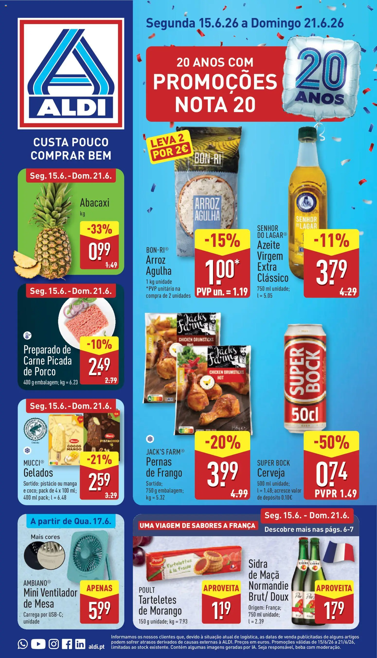 Pré-visualização do folheto da loja Aldi válida a partir de 15/06/2026