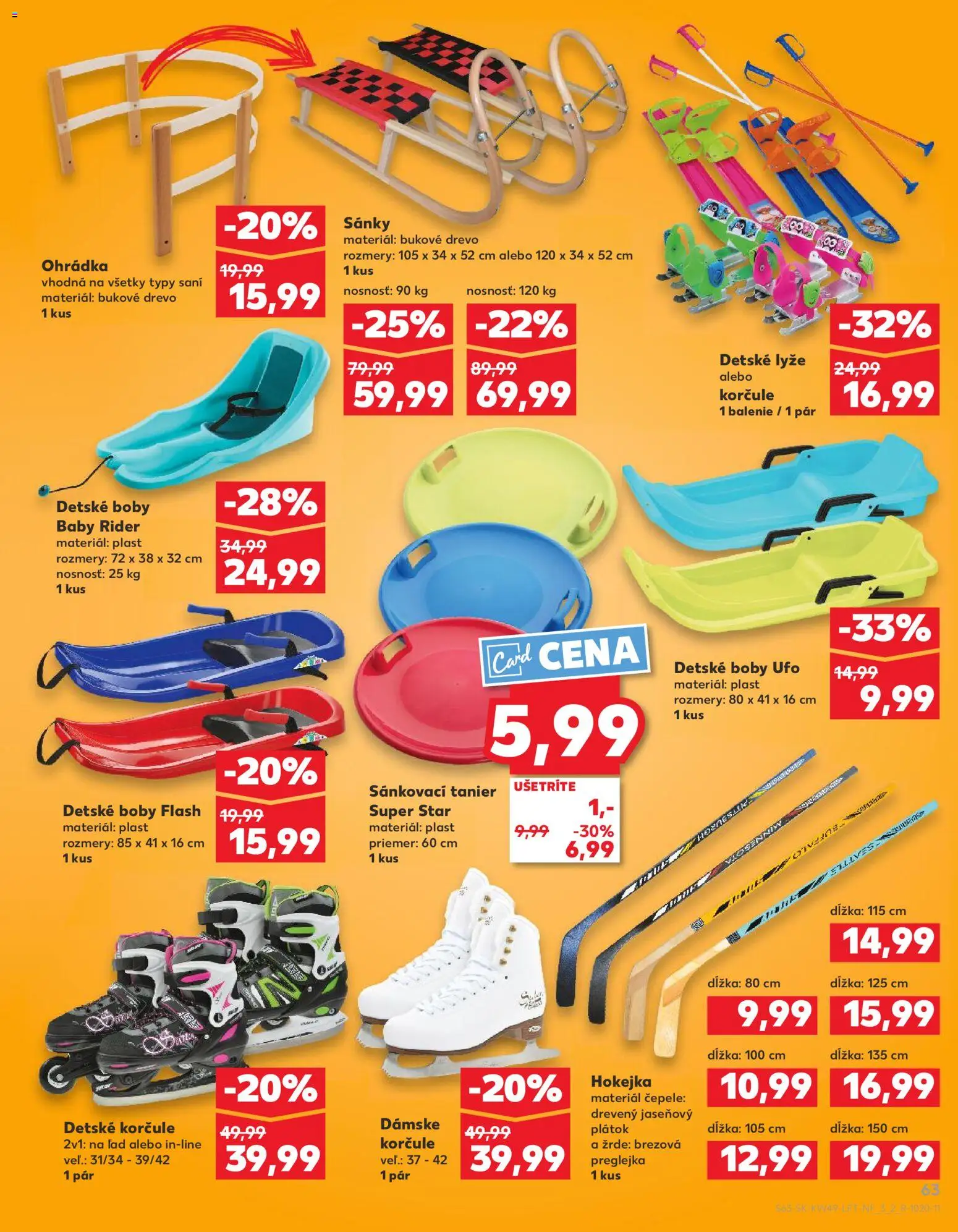 Náhľad Kaufland letáku platného od 04.12.2025 - Lyže, Hokejka, Korčule