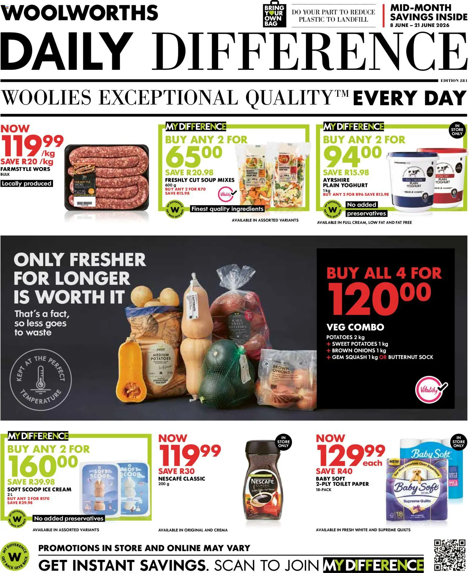 Preview of Woolworths flyer valid from 08/06/2026