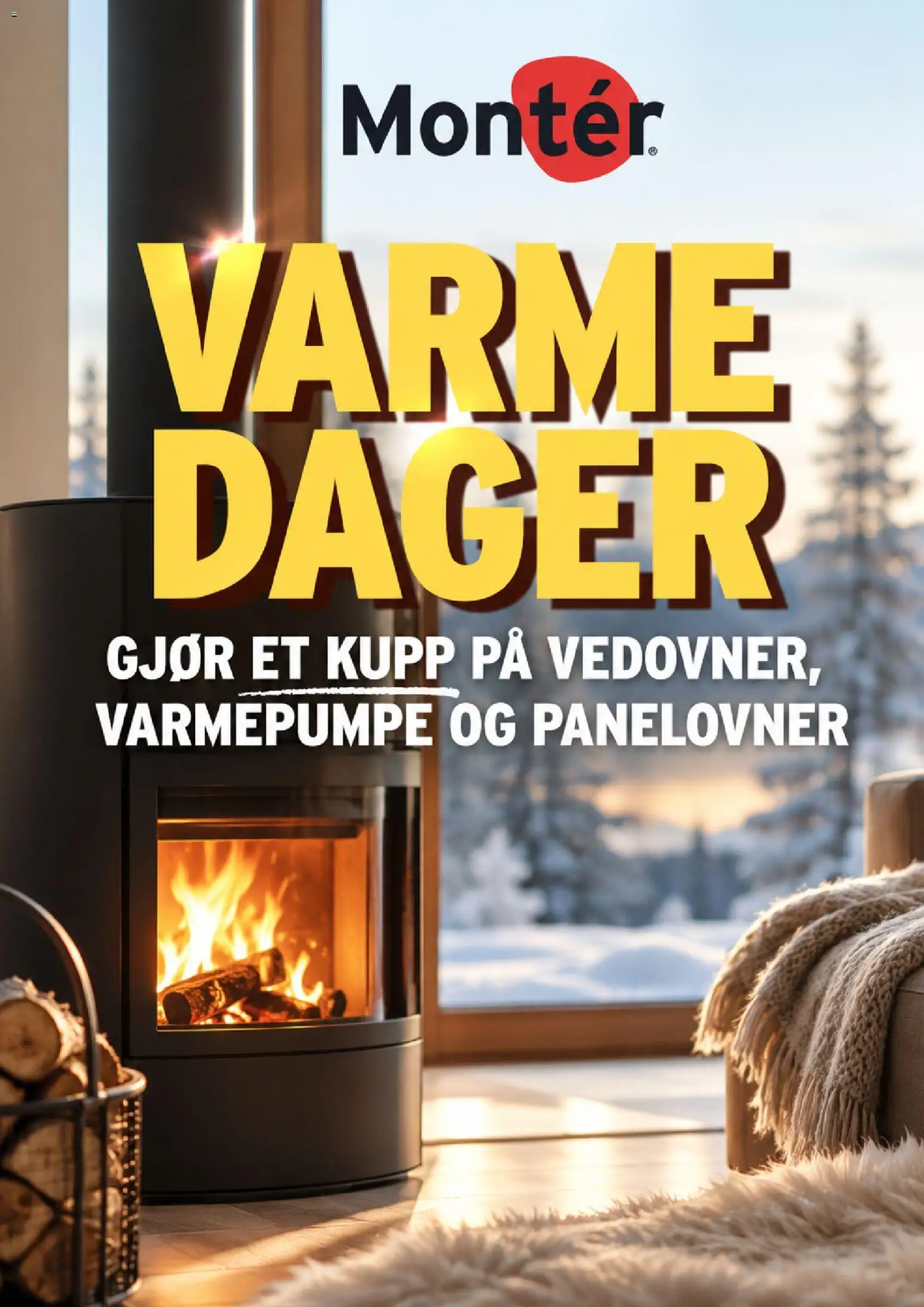 Forhåndsvis Montér kundeavis fra butikk Montér gyldig fra 27/10/2026 - Varmepumpe