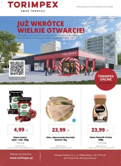 Pogląd gazetki "Torimpex gazetka" ze sklepu Torimpex ważnej od 21.09.2026